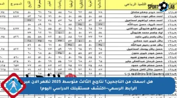 هل اسمك من الناجحين؟ نتائج الثالث متوسط 2025 تظهر الآن عبر الرابط الرسمي—اكتشف مستقبلك الدراسي اليوم!
